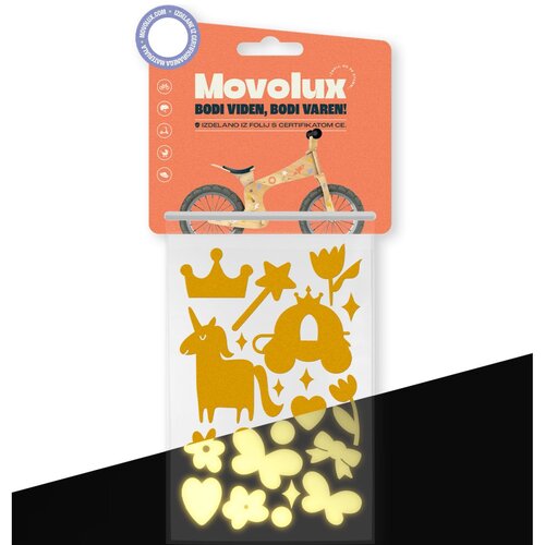 Movolux visoko odsevne nalepke Fairytale Feelings, rumene Cene