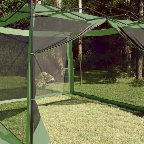  Unutarnji &amp;scaron;ator s krovom Zelena 303 x 303 x 196 cm taft Slike