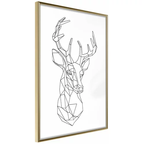  Poster - Minimalist Deer 40x60