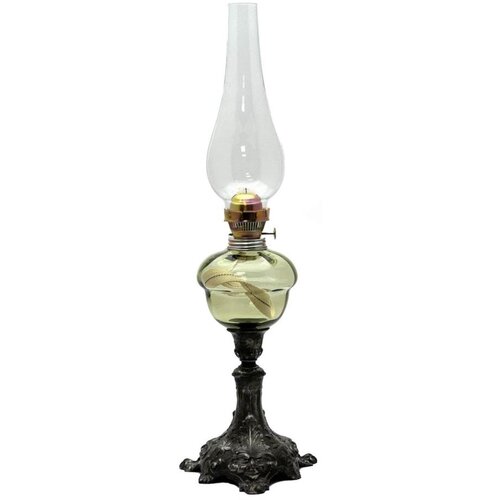  Petrolejska lampa BARBORA 54 cm, &scaron;umsko-zelena Cene