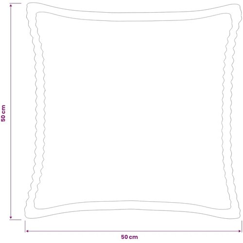  Presvlaka za jastuk 2 kom. HOUTEN Plava 50 x 50 cm Kord - Plava 50 x 50 cm 2 Slike