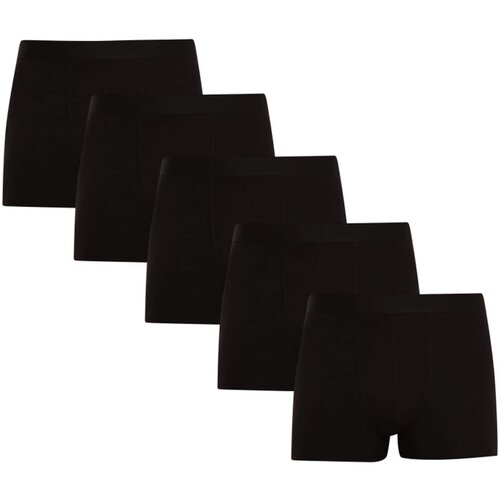 Nedeto 5PACK men&amp;#039;s boxers black (5NDTB001) Slike