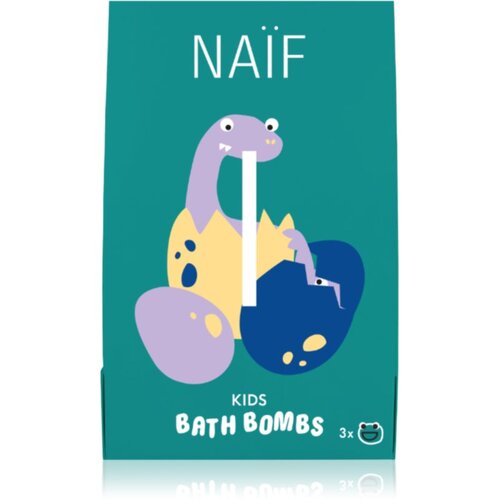 Naif kids bath bombs kroglica za kopel za otroke 3x40 g Cene