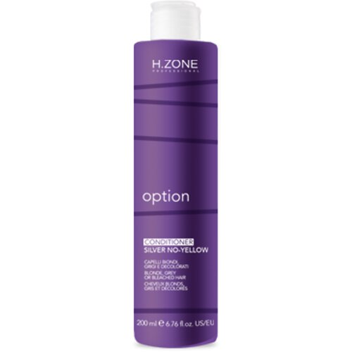  H.Zone Option Anti-Yellow Silver Conditioner 200ml - Balzam protiv žutih tonova na kosi Slike