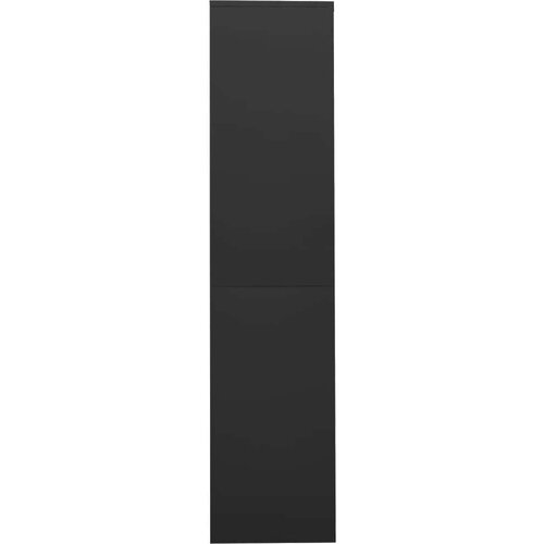 VidaXL uredski ormarić s kliznim vratima antracit 90x40x180 cm čelični Slike