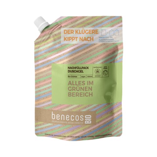 Benecos benecosBIO gel za prhanje "Alles im grünen Bereich" - 1.000 ml Cene