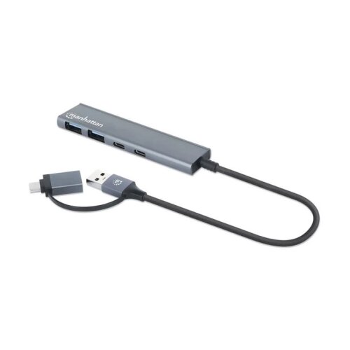 Manhattan MH 4-Port USB 3.0 Typ-C / Typ-A Cene