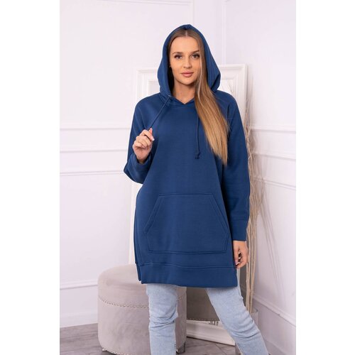 Kesi Insulated sweatshirt with slits on the sides jeans Slike