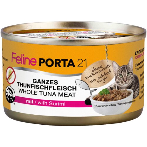 Porta Feline 21 - 6 x 90 g - Tuna s surimi Cene