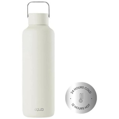 Equa Termo steklenička Timeless 600 ml, bela Cene