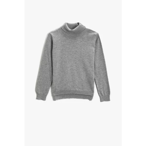 Koton Girl Gray Sweater