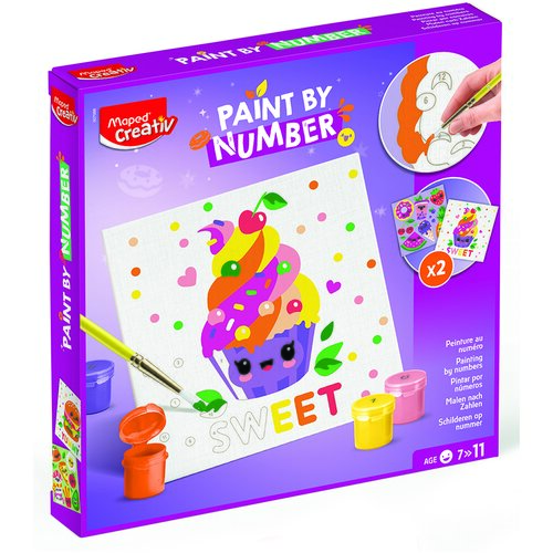 Maped Creativ SET BOJENJE PO BROJEVIMA - SWEET Cene