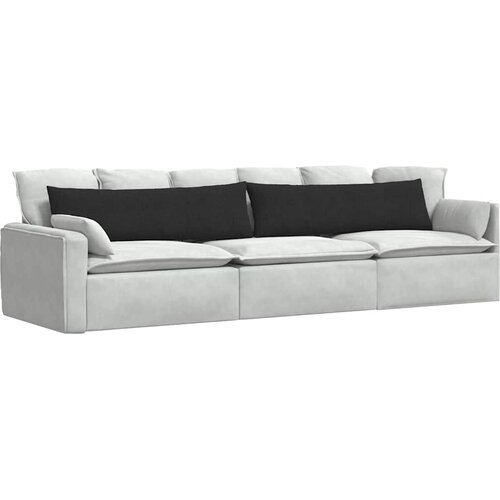  Jastučići za sofu 2 pcs Crna 145 x 40 cm tkanina Slike