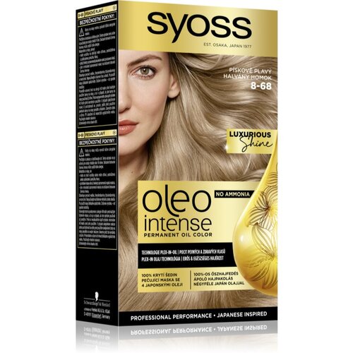 Syoss Oleo Intense trajna boja za kosu s uljem nijansa 8-68 Pale Sand 1 kom Slike