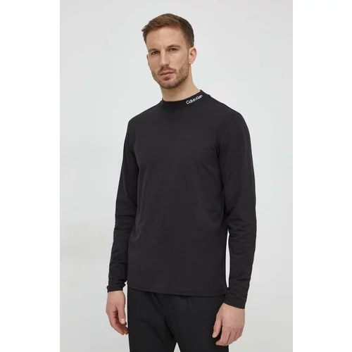 Calvin Klein Majica z dolgimi rokavi moški, črna barva