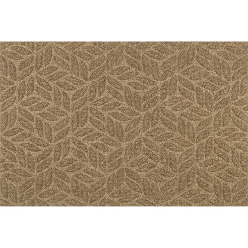 Wash+dry PREDPRAŽNIK Dune Leaves Taupe 60/90 cm reliefno umazano rjava Slike