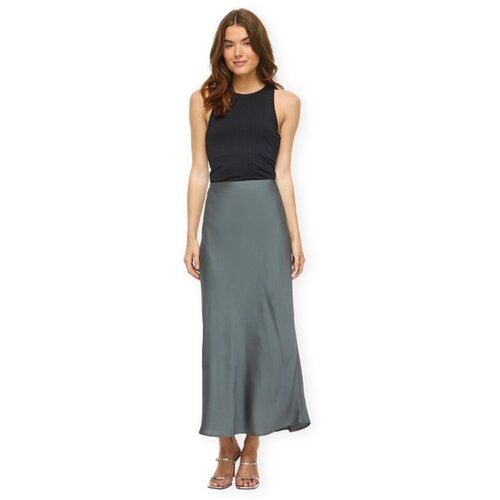 Vila Krila Noos Elette Skirt - Balsam Green Zelena Slike