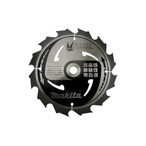 Makita TCT list za krožno žago, 190 mm, 12 zob, B-07951 Cene