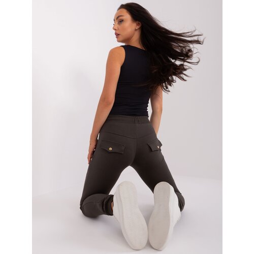 RELEVANCE Sweatpants-RV-DR-8544.14P-dark khaki Cene