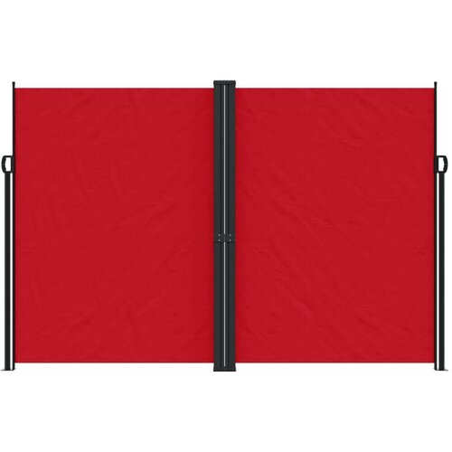  Bočna tenda na uvlačenje crvena 220 x 600 cm Slike
