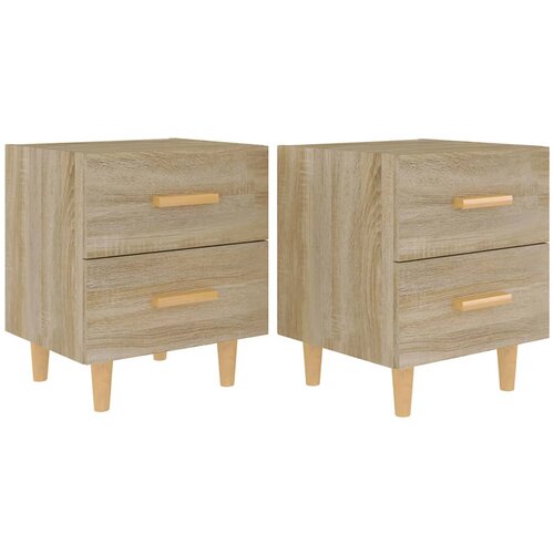 Maison Chic Dvo delni komplet Nočne omarice - Nočne mize sonoma hrast 40x35x47,5 cm, (21687299) Cene