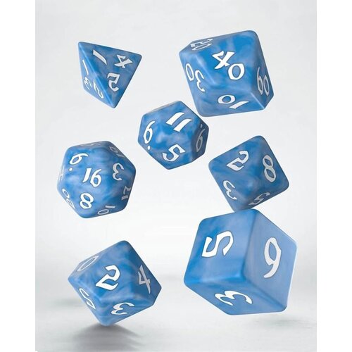 Q-Workshop kockice Classic Runic Glacier &amp;amp; White Dice 7/1 Slike