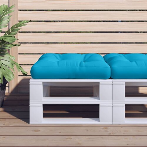  Jastuk za palete svjetloplavi 58 x 58 x 10 cm od tkanine Cijene