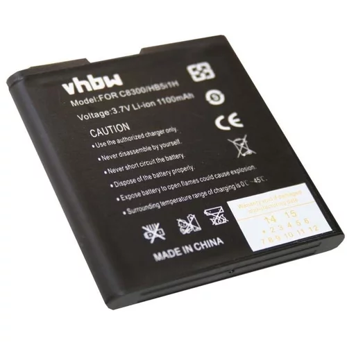 VHBW Baterija za Huawei Boulder / C6110 / C6200 / C8300, 1100 mAh