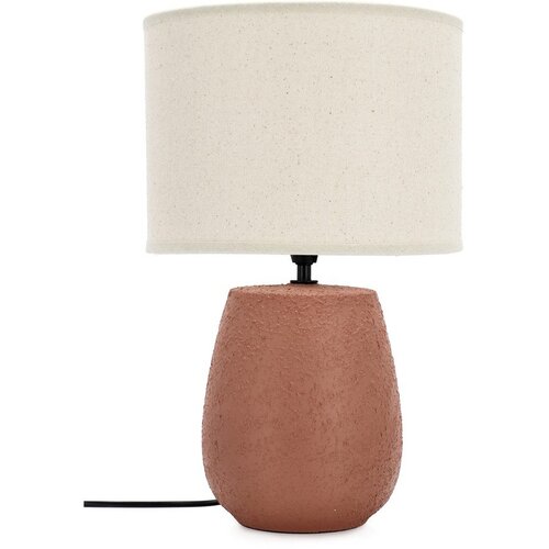 YES EVERYDAY Stolna lampa keramička boja terakote s tekstilnim sjenilom (visina 41,5 cm) Irvin &amp;ndash; Slike