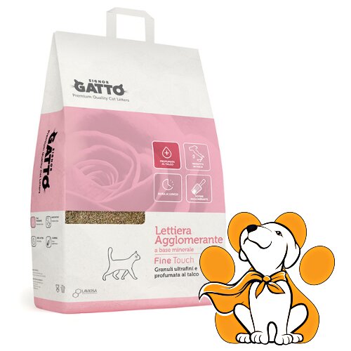 Signor Gatto Fine Touch 5l, Visokokvalitetan Higijenski Posip Za Mačke Cene