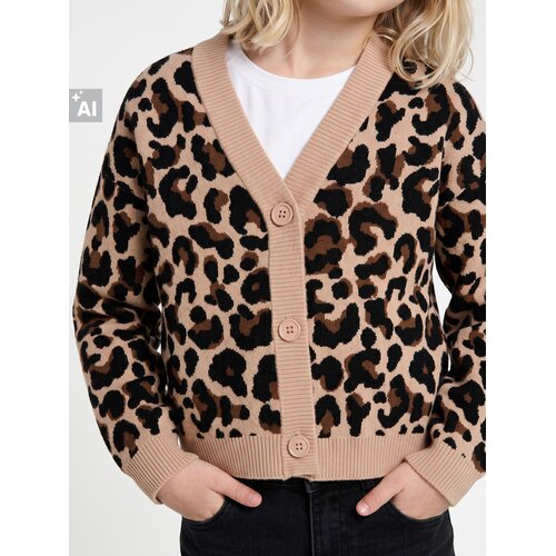 Sinsay Kardigan s viskozom s leopard uzorkom Slike