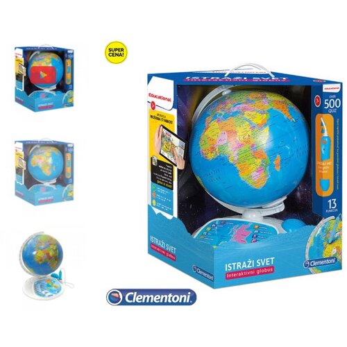 Clementoni INTERAKTIVNI GLOBUS CL50537 Slike