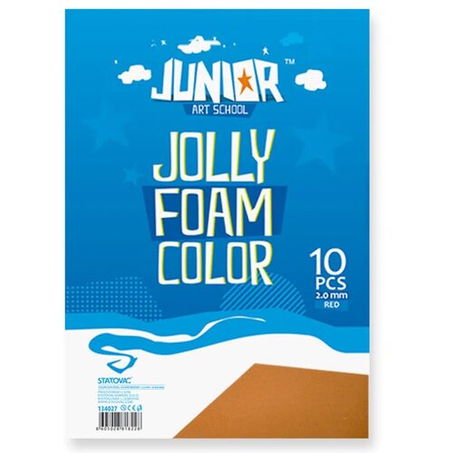 Junior jolly Color Foam, eva pena, A4, 10K, odaberite nijansu Braon Slike