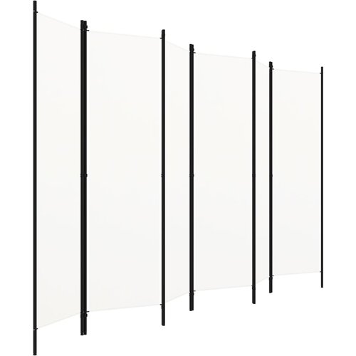 Maison Chic Paravan - Sobne pregrade 6-delni bel 300x180 cm, (22111577) Cene