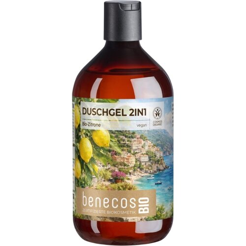 Benecos 2v1 gel za prhanje z bio limono - Summer Edition - 500 ml Cene