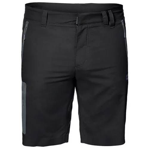 Jack Wolfskin Kratke outdoor hlače Active Track za muškarce, boja: crna