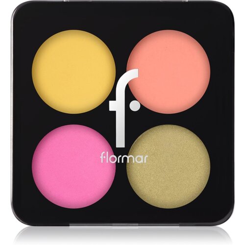 Flormar Color Eyeshadow Palette paleta senčil za oči odtenek 005 Summer Breeze 6 g Slike