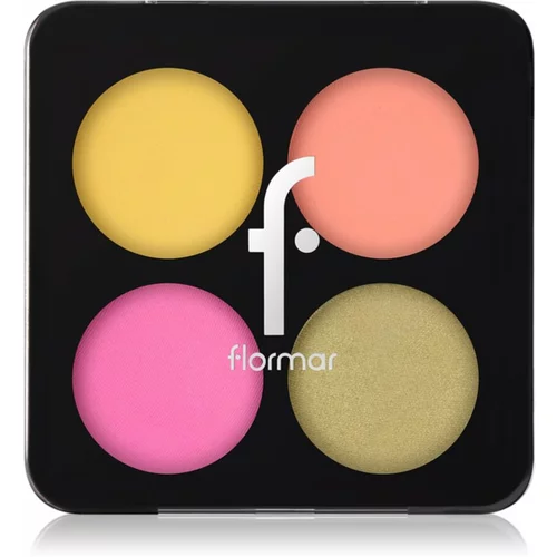 Flormar Color Eyeshadow Palette paleta senčil za oči odtenek 005 Summer Breeze 6 g