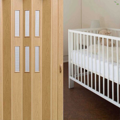  Harmonika vrata VIVALDI PIONEER GLASS 260 EURO OAK 84X203 CM Cijene