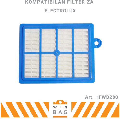 HEPA filter za Electrolux Oxygen/UltraSilencer/ErgoSpace model HFWB280 Slike
