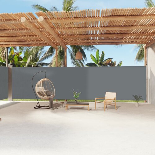 vidaXL Uvlačiva bočna tenda antracit 200 x 1200 cm Cijene