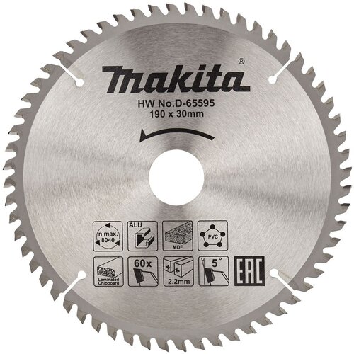 Makita TCT list testere 190mm x 30mm x 60T Makita D-65595 Cene