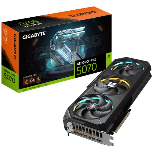 Gigabyte Grafična kartica AORUS GeForce RTX 5070 GAMING OC 12G, 12GB GDDR7, PCI-E 5.0, (21951414) Slike