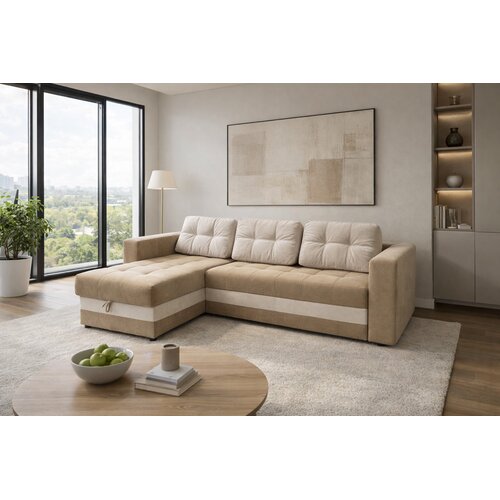 Grand Sistem 001 Ugaona garnitura Atlanta, 240x160cm, Bež Slike