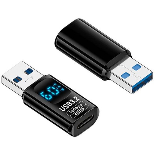 INF Adapter USB-A na Type-C s prikazovalnikom napetosti/toka (2 kosa), (5000291424) Slike