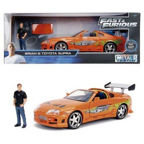  Playset Fast &amp;amp;amp Furious Brian &amp;amp;amp Toyota Supra 2 Dijelovi Slike
