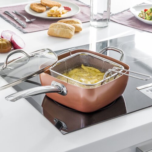 InnovaGoods Set Višenamjenskih Keramičkih Tava 5 u 1 Copper Coppans InnovaGoods 4 Dijelovi Cijene