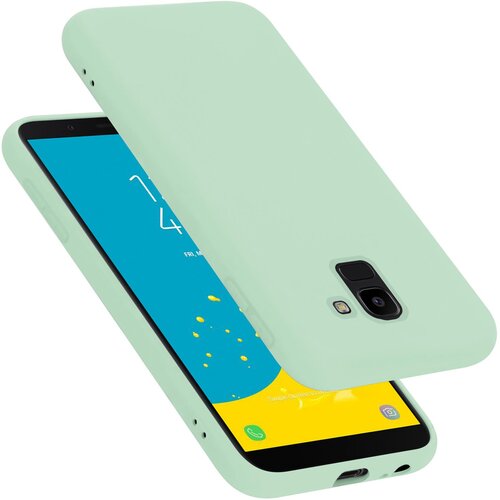 Cadorabo Ohi&amp;scaron;je, združljiv s Samsungom v tekoči svetlo zeleni barvi - za&amp;scaron;čitni pokrov iz fleksibilnega silikona TPU, (20585397) Slike