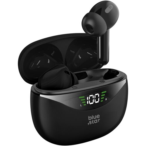 Blue Star Slu&amp;scaron;alke Bluetooth Upravljanje na dotik 4,5-urna življenjska doba baterije Vodoodpornost IPX4, Črna, (5000019330) Slike