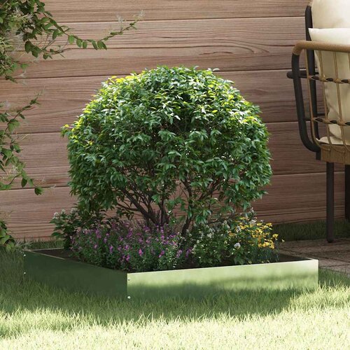 vidaXL Robovi trave 6 pcs srebrna 60 x 60 x 13 cm Cinkana jeklena Cene